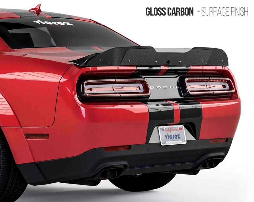 Vicrez Dodge Charger 2015-2019 VZ3 Style Front Bumper Splitter vz100691