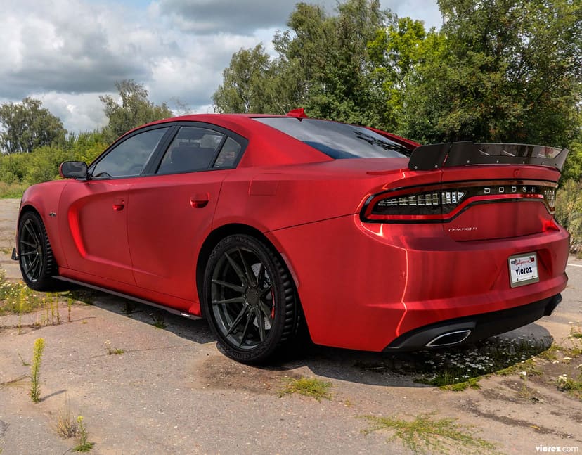 Vicrez V3R Wicker Bill for 3 Piece Spoiler vz102134 | Dodge Charger 2015-2020