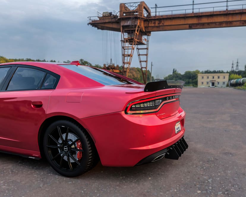 Vicrez Veneno Style Rear Diffuser Add-on vz101829 | Dodge Charger 2015-2023
