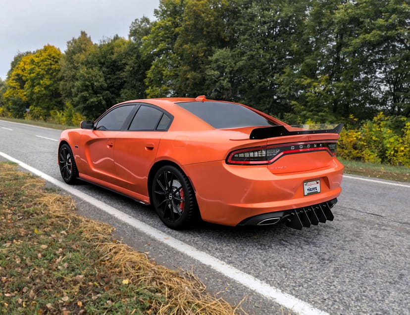 Vicrez Veneno Style Rear Diffuser Add-on vz101829 | Dodge Charger 2015-2023