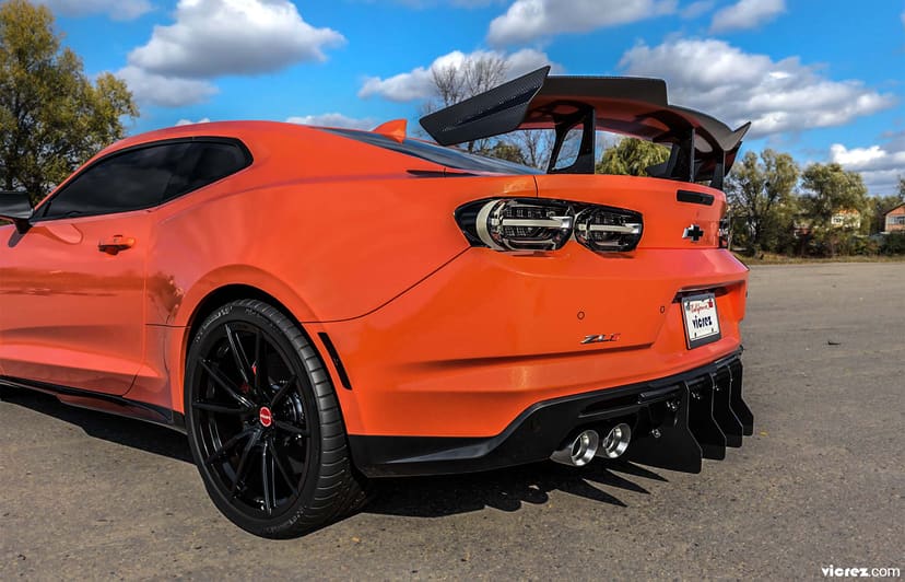 Vicrez Veneno VR2 Rear Diffuser Add-On vz102136 | Chevrolet Camaro 2016-2024
