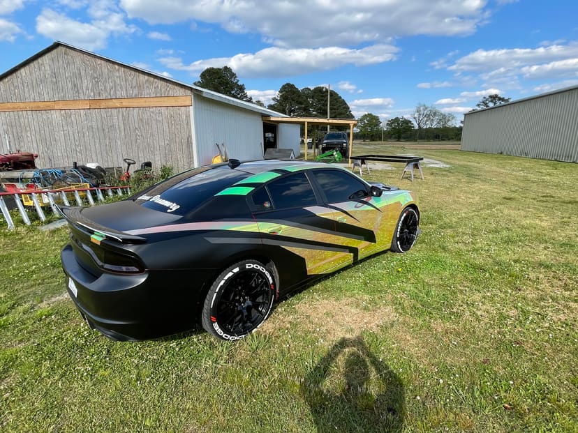 Vicrez Vinyl Car Wrap Film vzv10102 Chrome Green Chameleon
