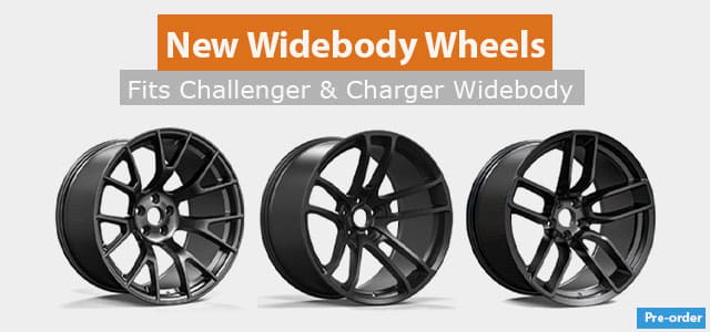 New Widebody Wheels for Dodge Charger and Challenger