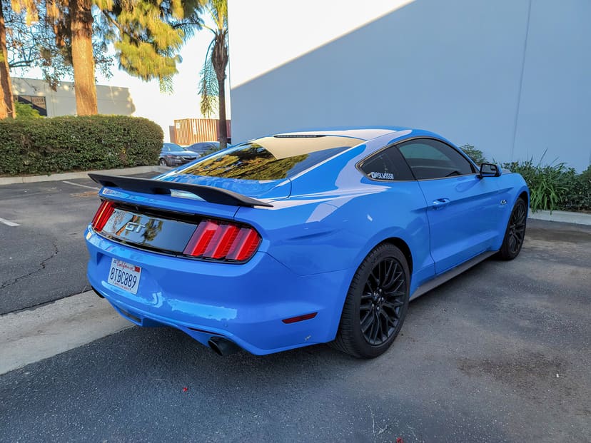 Customer Photo: Vicrez GT500 Style Rear Wing Trunk Spoiler vz101814 | Ford Mustang 2015-2023