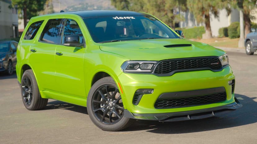 Vicrez V3R Style Front Lip vz102522 | Dodge Durango Hellcat 2014-2025