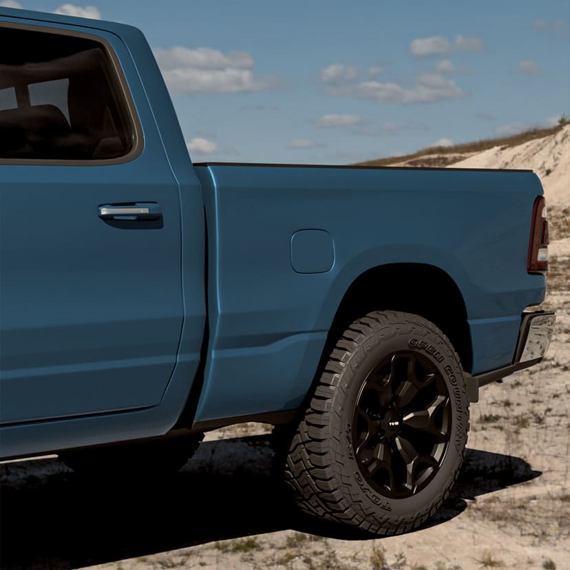 RAM 1500 x TRX Style Matte Black Wheel