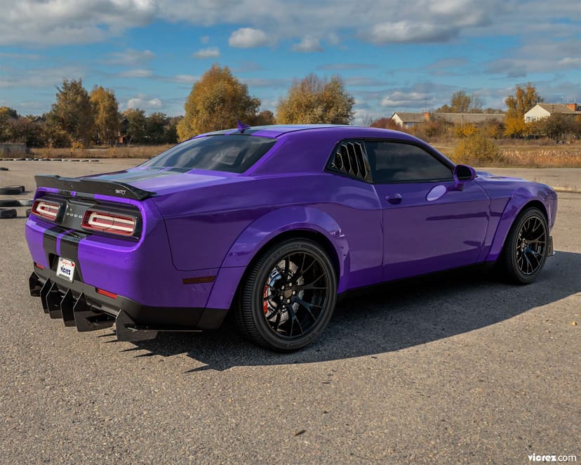 Vicrez Centa VR2 Rear Diffuser vz102171| Dodge Challenger 2015-2020