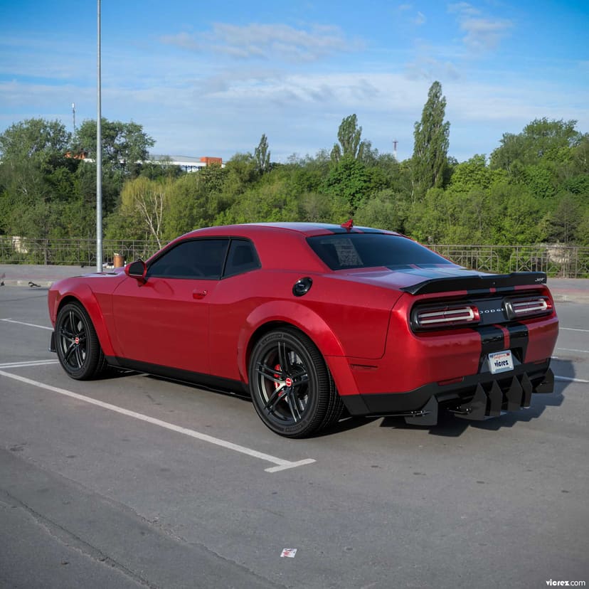 Vicrez Centa VR2 Rear Diffuser vz102171| Dodge Challenger 2015-2020