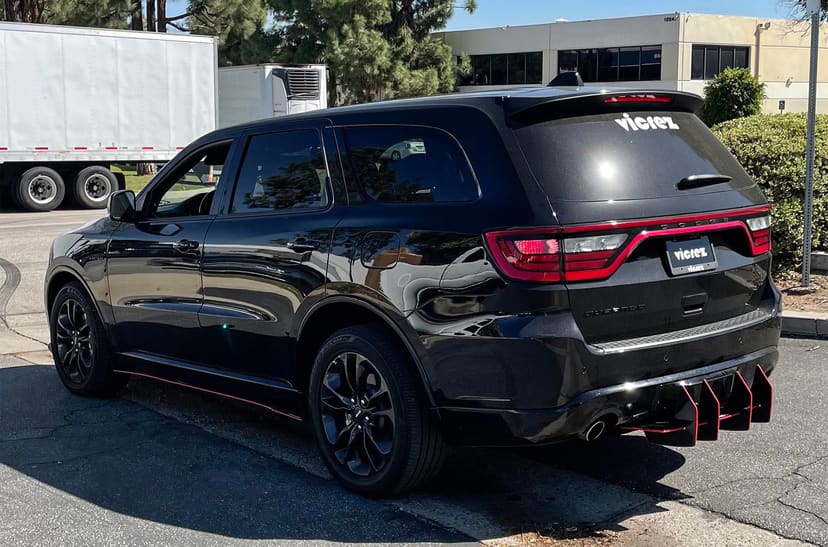 Vicrez Centa VR2 Rear Diffuser vz102307 | Dodge Durango 2018-2021
