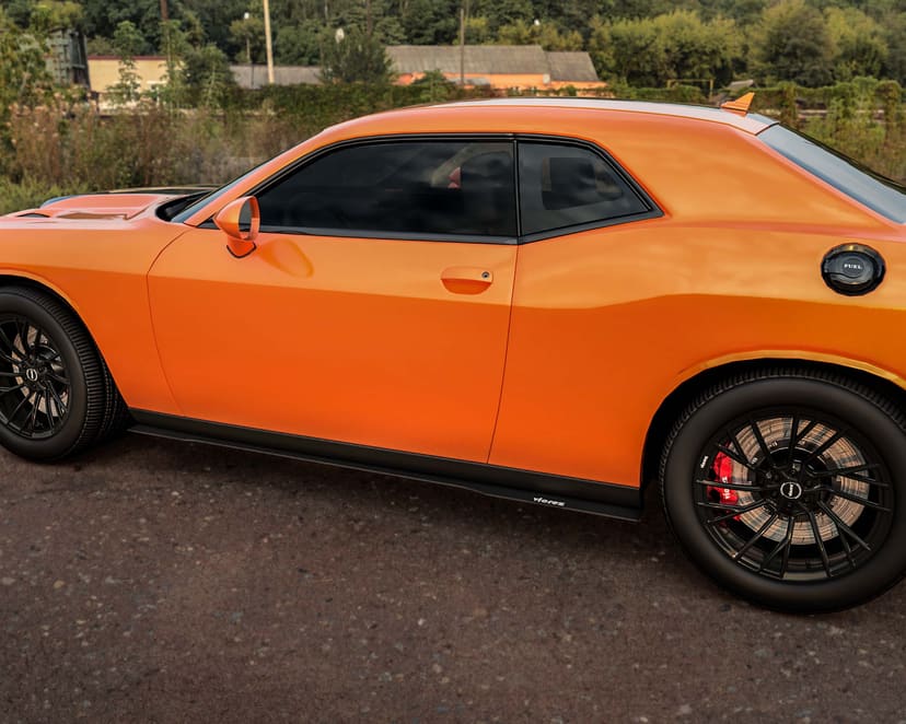 Vicrez Dodge Challenger SRT Hellcat 2015-2018 VZ Style Side Skirt Splitter vz100662