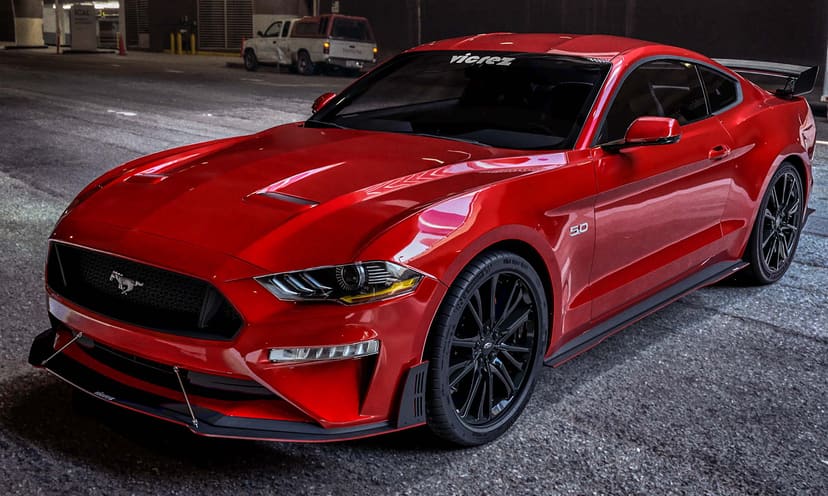 Vicrez LV Style Side Splitter vz100958 | Ford Mustang 2018-2022