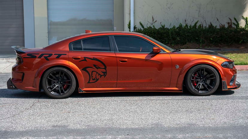 Vicrez V3R Front Splitter vz102291 | Dodge Charger SRT, Scat Pack 2015-2021
