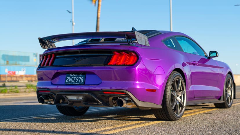 Vicrez GT500 Style Track Pack Rear Wing Spoiler vz102218 | Ford Mustang 2015-2021