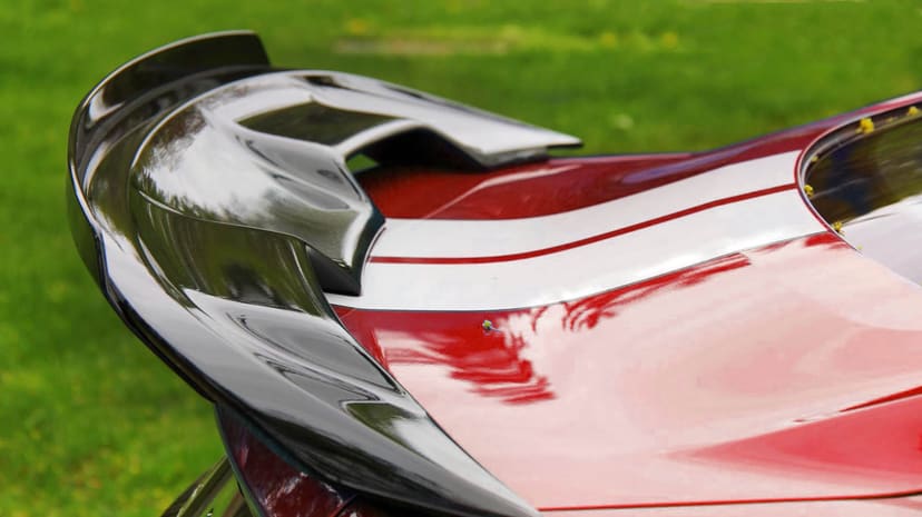Vicrez Rear Spoiler Performance w/Gurney Flap vz102498 | Ford Mustang 2015-2023