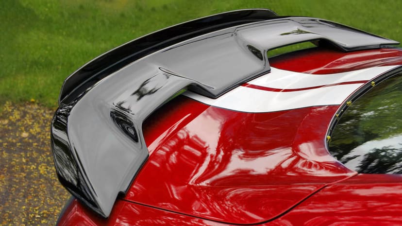 Vicrez Rear Spoiler Performance w/Gurney Flap vz102498 | Ford Mustang 2015-2023
