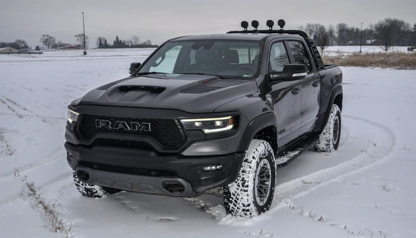 Vicrez TRX Style Hood W/ Air Vent Scoop vz102410 | Dodge RAM 1500 2019-2021
