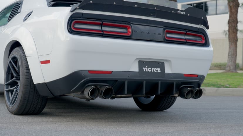 Vicrez Dodge Challenger SRT Hellcat 2015-2018 VZ Style Side Skirt Splitter vz100662