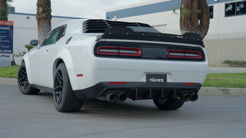 Vicrez Dodge Challenger SRT Hellcat 2015-2018 VZ Style Side Skirt Splitter vz100662
