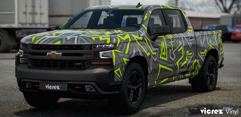 Vicrez Vinyl Car Wrap Film vzv10873 White Black Abstract Urban 
