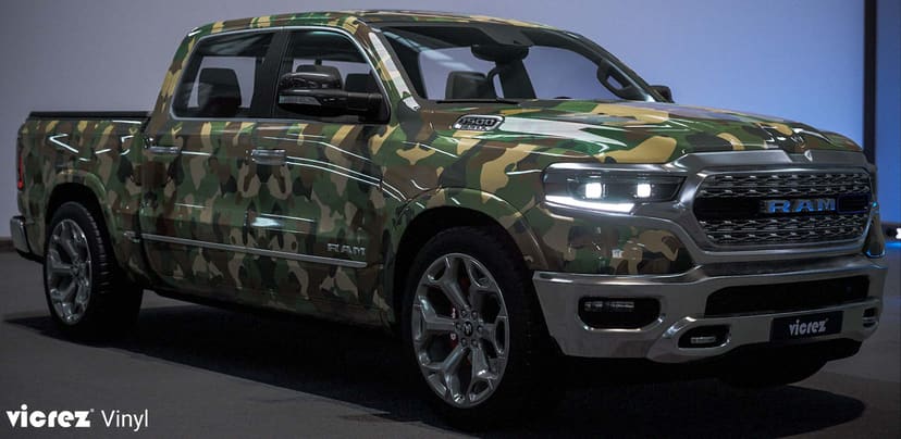 Vicrez Vinyl Car Wrap Film vzv10907 Military Army Camo