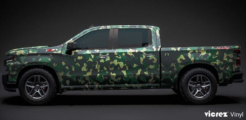 Vicrez Vinyl Car Wrap Film vzv10907 Military Army Camo