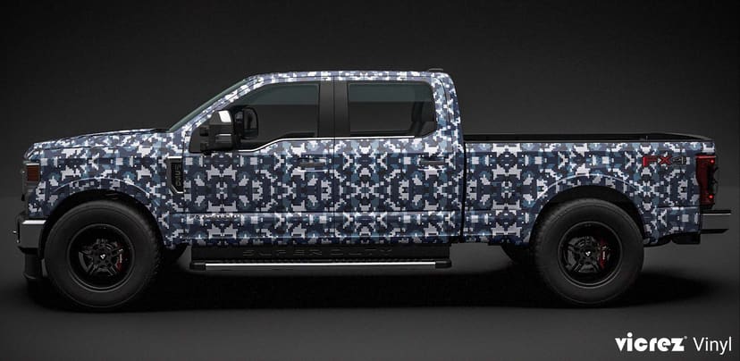 Vicrez Vinyl Car Wrap Film vzv10911 Digital Navy Camo