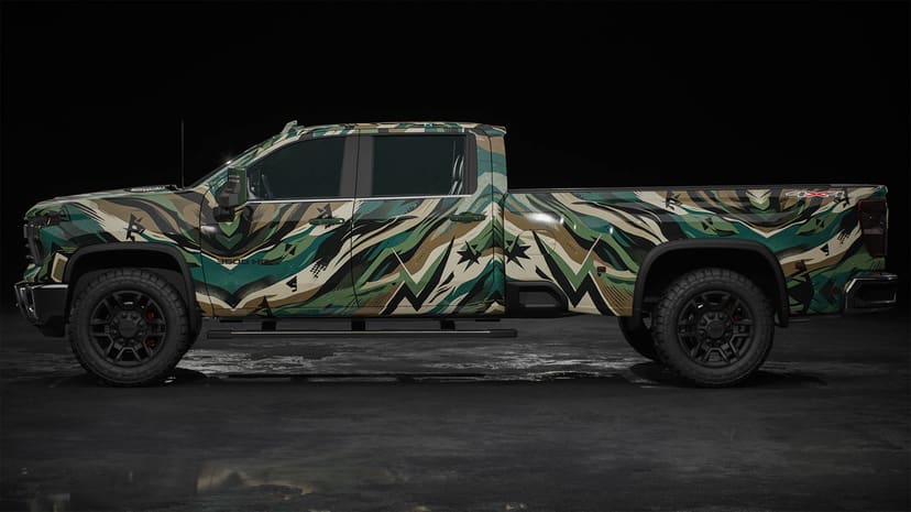 Vicrez Vinyl Car Wrap Film vzv10903 Skulls Attack