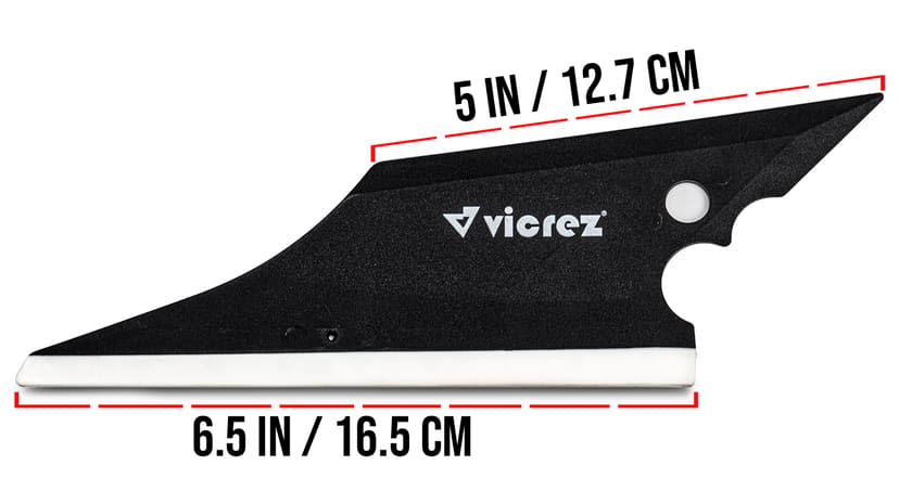 Vicrez 6 inch Low Vibration Palm Air Sander vzt146