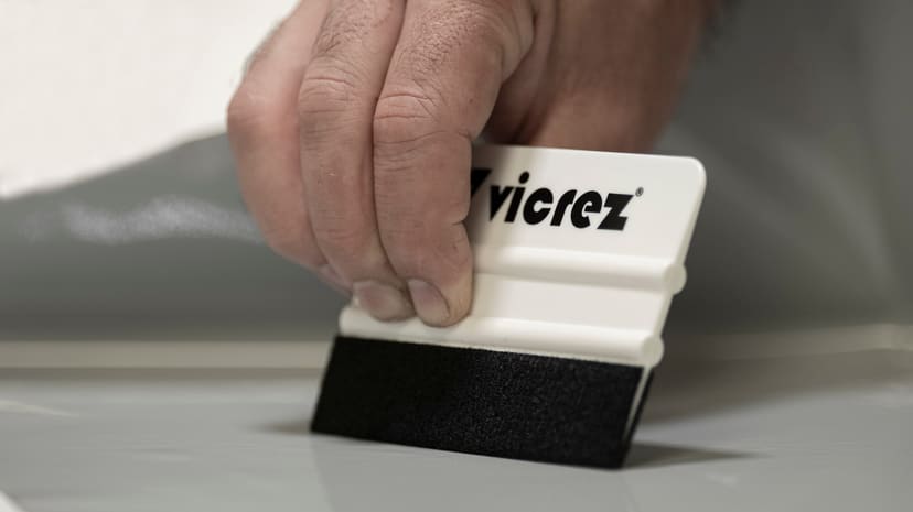 Vicrez 6 inch Low Vibration Palm Air Sander vzt146