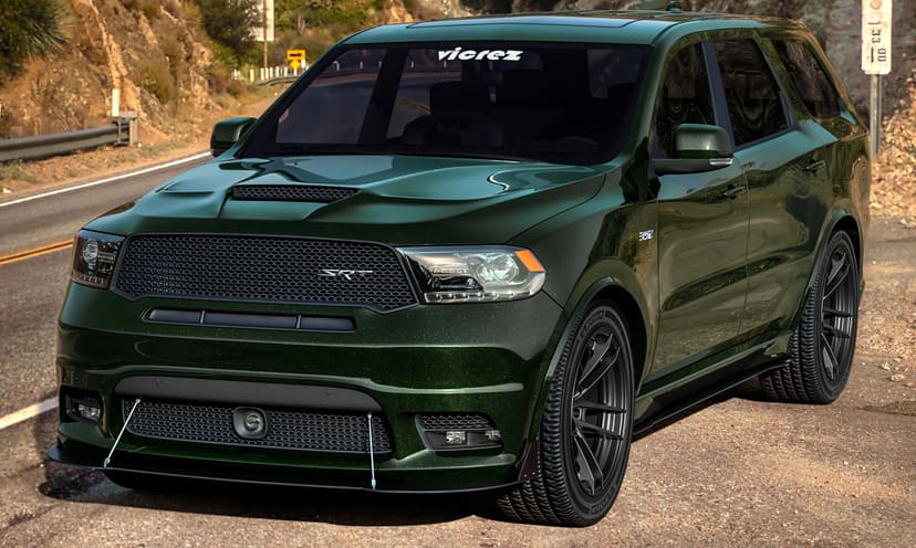 Vicrez VZ Style Front Splitter vz102302 | Dodge Durango 2014-2021