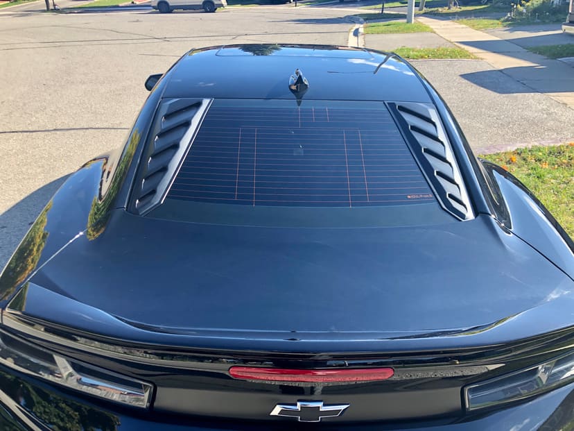 Vicrez LV Rear Side Window Louvers vz101697 | Chevrolet Camaro 2016-2024