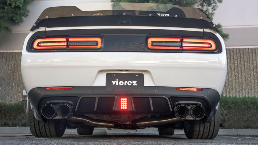 Vicrez Dodge Challenger SRT Hellcat 2015-2018 VZ Style Side Skirt Splitter vz100662