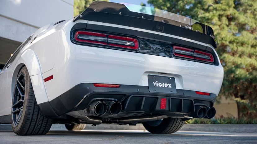 Vicrez Dodge Challenger SRT Hellcat 2015-2018 VZ Style Side Skirt Splitter vz100662