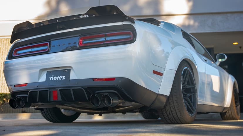 Vicrez Dodge Challenger SRT Hellcat 2015-2018 VZ Style Side Skirt Splitter vz100662