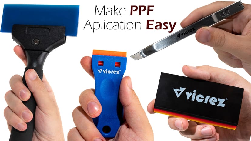 Vicrez 6 inch Low Vibration Palm Air Sander vzt146