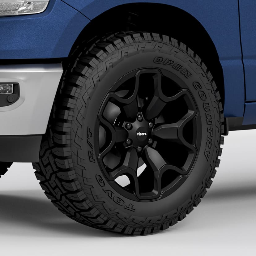 TRX Style Matte Black Wheel