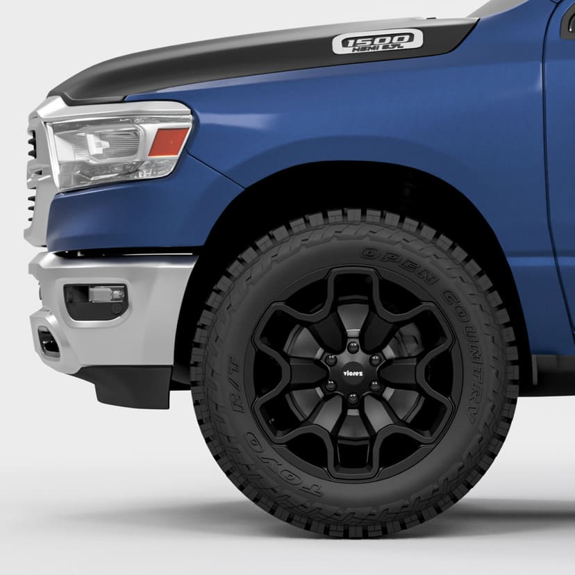 TRX Style Matte Black Wheel