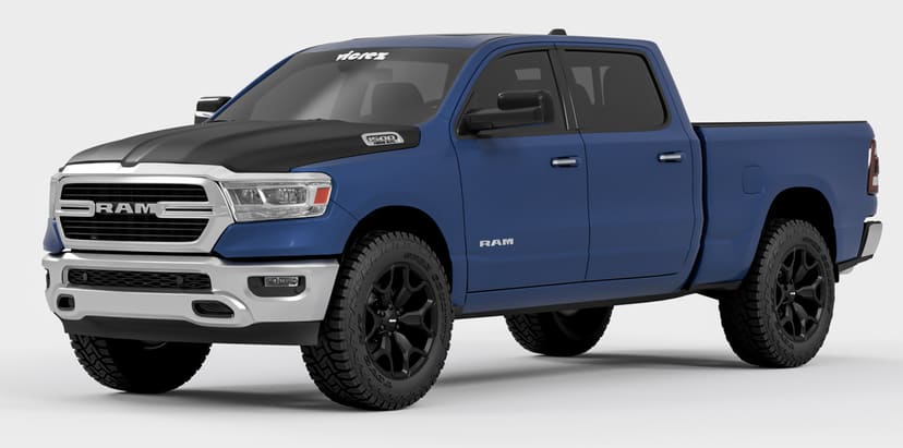 TRX Style Matte Black Wheel