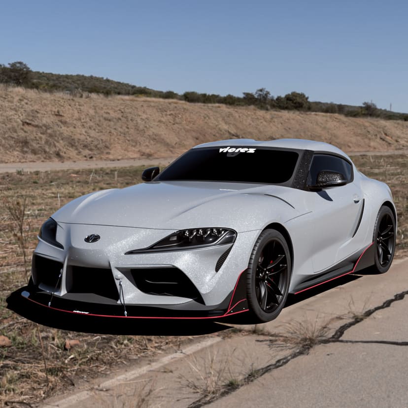 Toyota Supra Front and Side Splitters