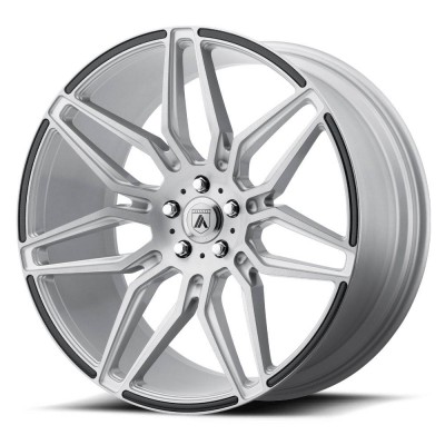 Asanti Black ABL-11 SIRIUS Brushed Silver Carbon Fiber Insert Wheel 20" x 10.5" | Chevrolet Camaro 2016-2023