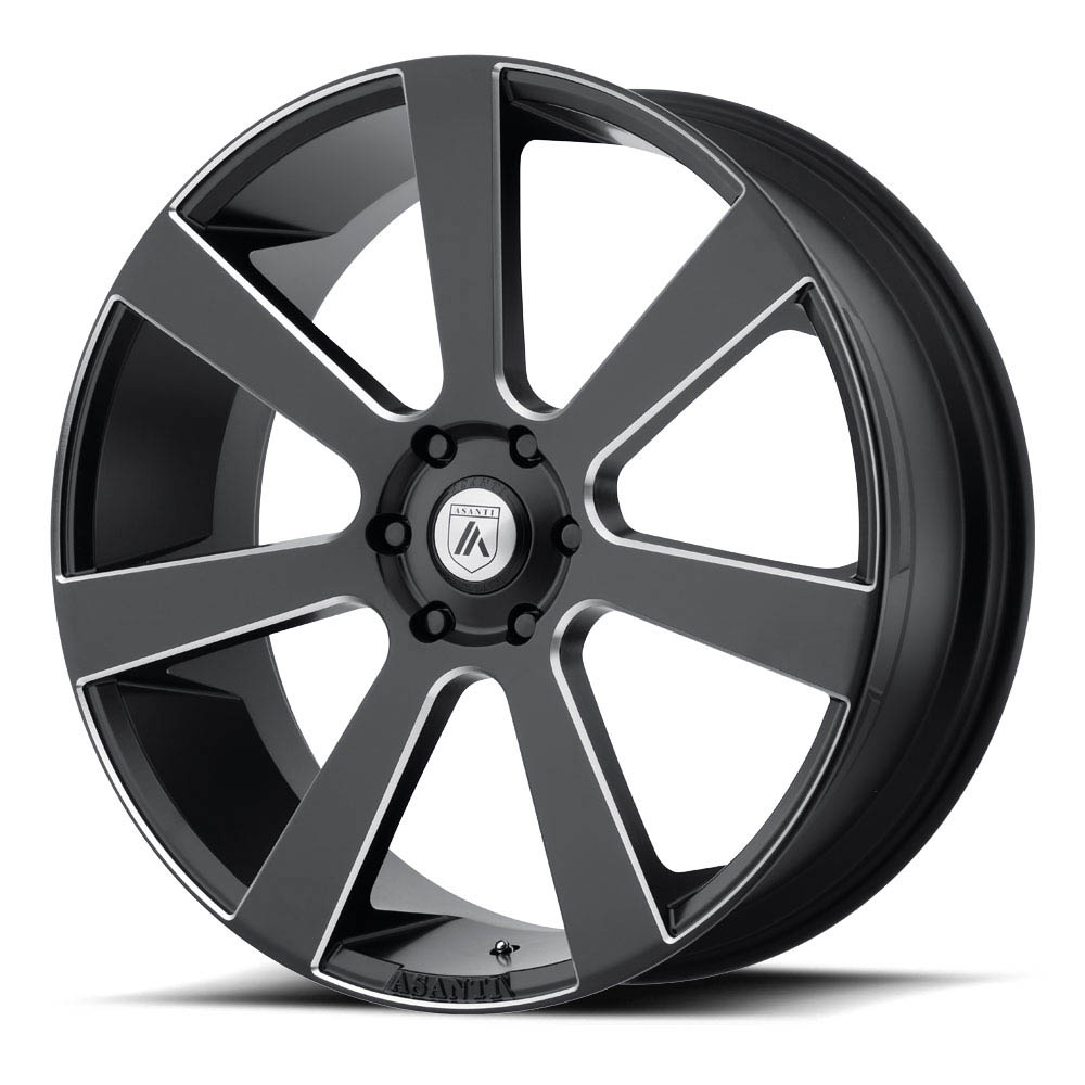 Asanti Black ABL-15 APOLLO Satin Black Milled Wheel 22" x 9" | Dodge Charger (RWD) 2011-2023