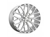 Asanti Black ABL21 LEO Brushed Silver Wheel (22" x 9", +15 Offset, BLANKX0 Bolt Pattern, 72.6 mm Hub) vzn118367