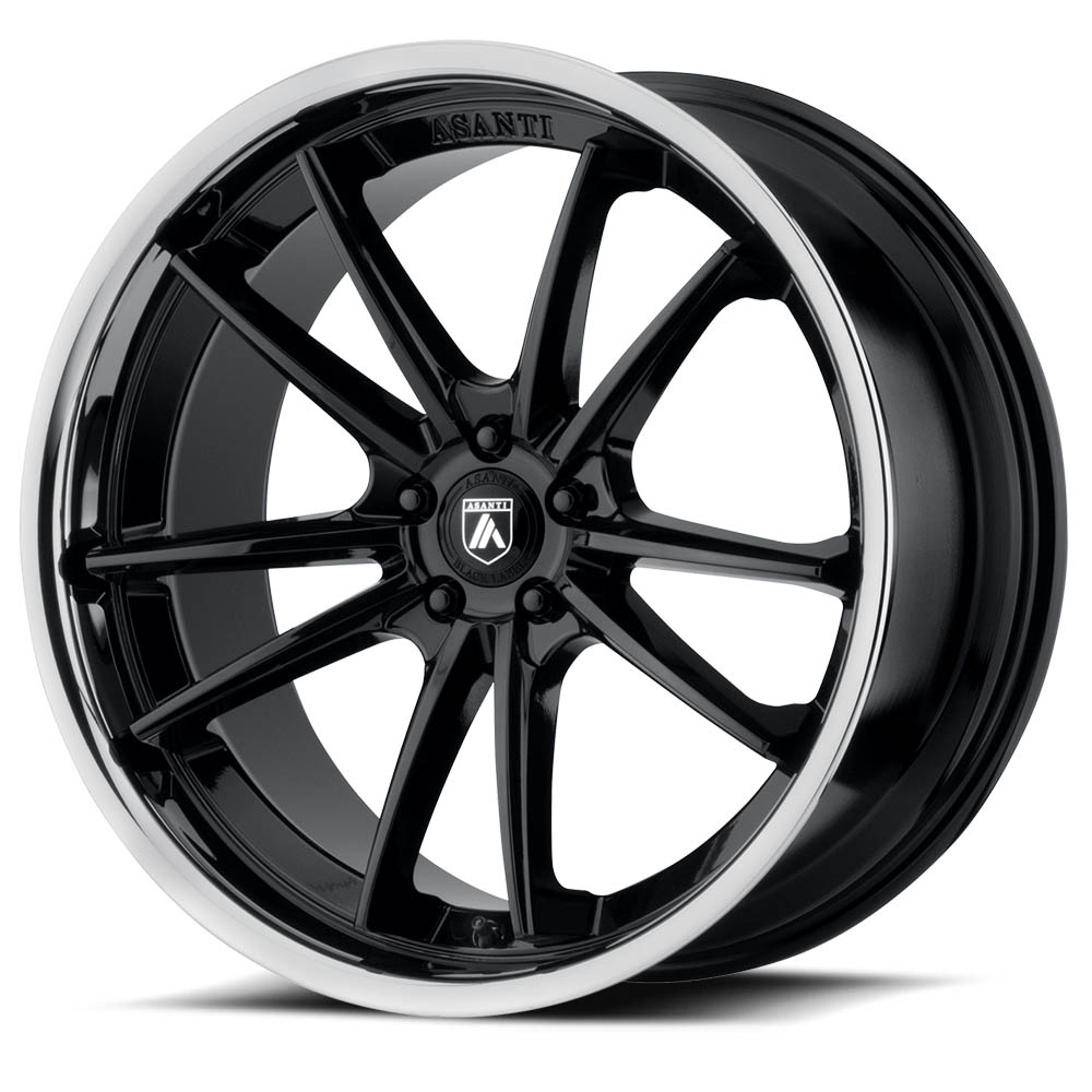 Asanti Black ABL-23 SIGMA Gloss Black Chrome Lip Wheel 20" x 9" | Chevrolet Camaro 2016-2023