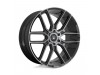 Asanti Black ABL28 BARON Gloss Black W/ Gray Tint Wheel (24" x 10", +30 Offset, 6X135 Bolt Pattern, 87.1 mm Hub) vzn118433