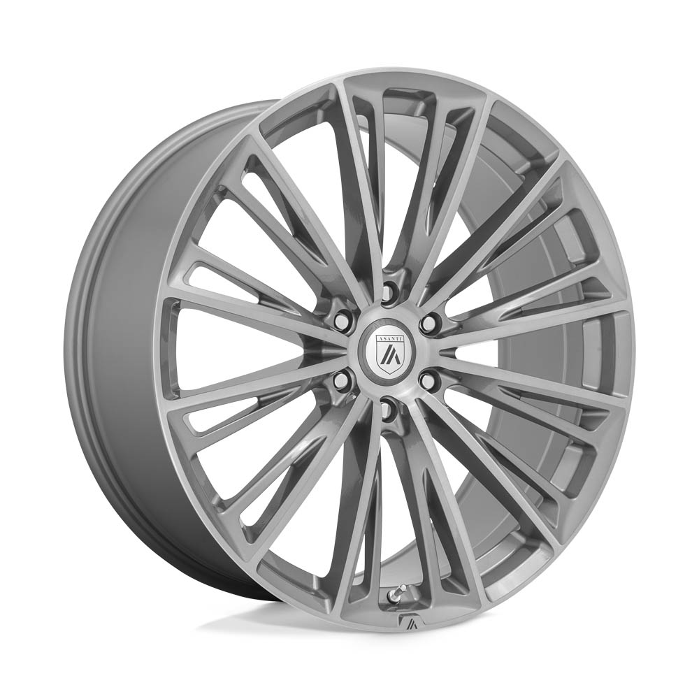 Asanti Black ABL30 CORONA TRUCK Titanium Brushed Wheel 22" x 9.5" | Ford F-150 2021-2023