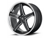 Asanti Black ABL31 REGAL Gloss Black Milled With Chrome Lip Wheel 20" x 9" | Dodge Charger (RWD) 2011-2023