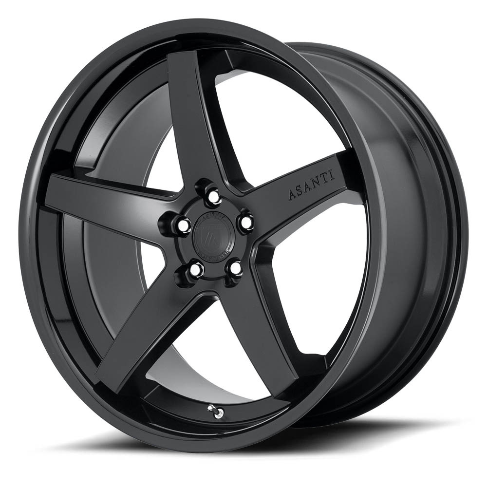 Asanti Black ABL31 REGAL Satin Black Gloss Black Lip Wheel 20" x 10.5" | Chevrolet Camaro 2016-2023