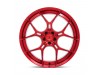 Asanti Black ABL-37 MONARCH Candy Red Wheel 22" x 9" | Dodge Charger (RWD) 2011-2023
