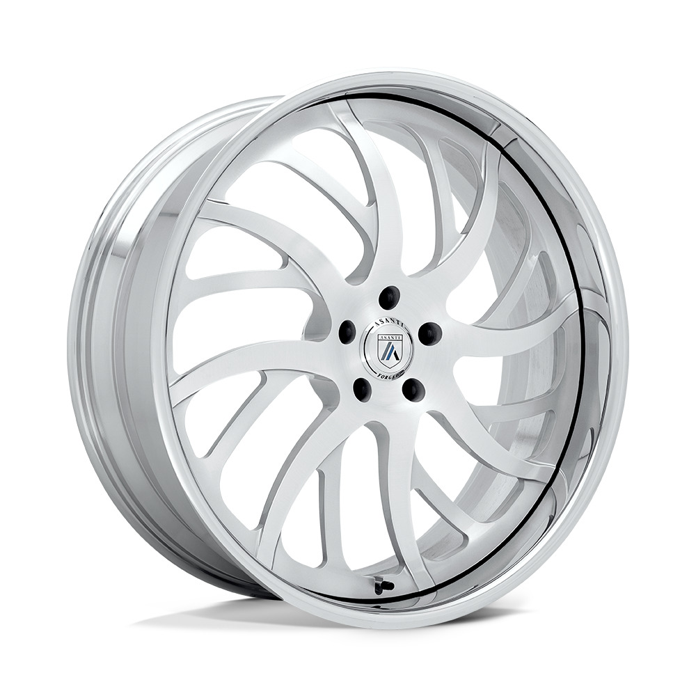 Asanti Forged AF862 Brushed Two Piece Wheel (26" x 10", +5 Offset, 5x120.65 Bolt Pattern, 73.1mm Hub, Directional-Right) vzn119738