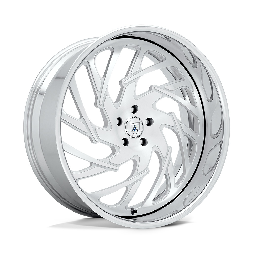 Asanti Forged AF864 Brushed Two Piece Wheel (26" x 10", +5 Offset, 5x120.65 Bolt Pattern, 73.1mm Hub, Directional-Right) vzn119750